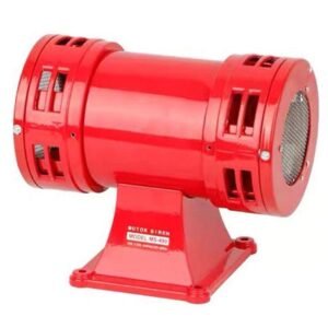 Industrial double horn motor siren
