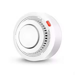 Wireless interlinked smoke detector