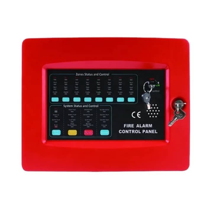 8 Zone fire alarm control panel